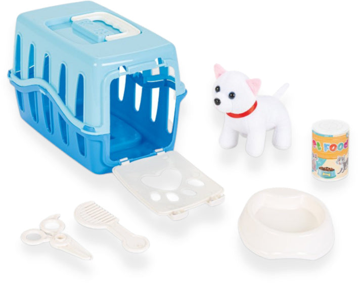 Pilsan Cuddly Cat With Care Set Travel Basking Blanco Blanco