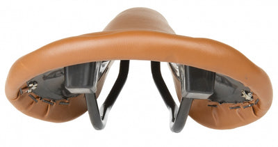 Rivet Race Saddle Unisex imitazione in pelle marrone