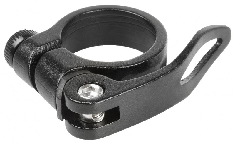 Clip della pagina della sella M-Wave con tenditore veloce 34,9 mm nero