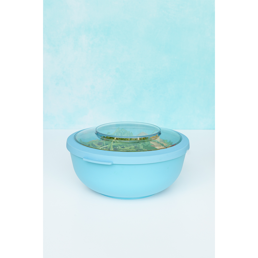 Amuse Life Ciotola con coperchio blu 2000 ml