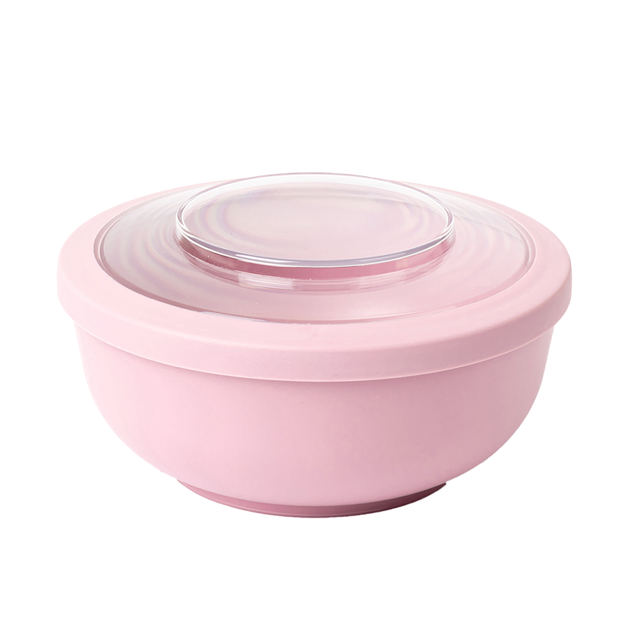 Amuse life cuenco con tapa rosa 2000ml