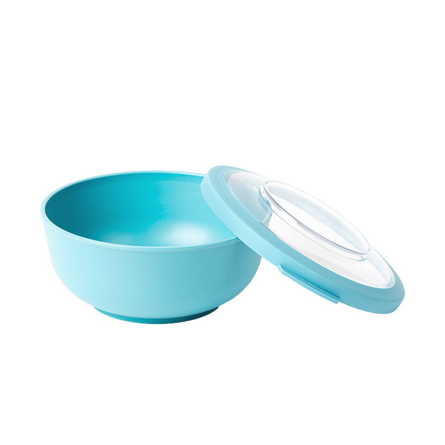 Amuse Life Ciotola per il pranzo con coperchio blu 1000ml