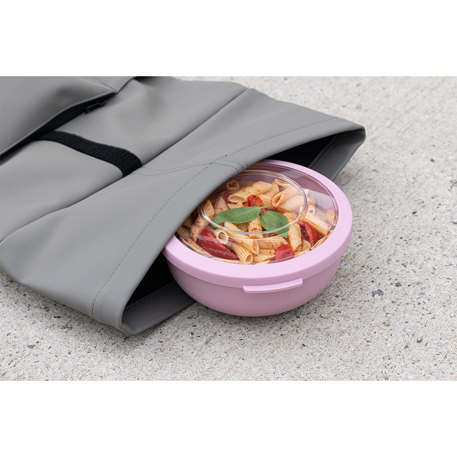 Amuse life lunch bowl met deksel roze 1000ml