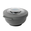 Amuse life ciotola snack con coperchio grigio 200 ml