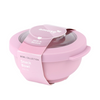 Amuse life ciotola snack con coperchio rosa 200ml