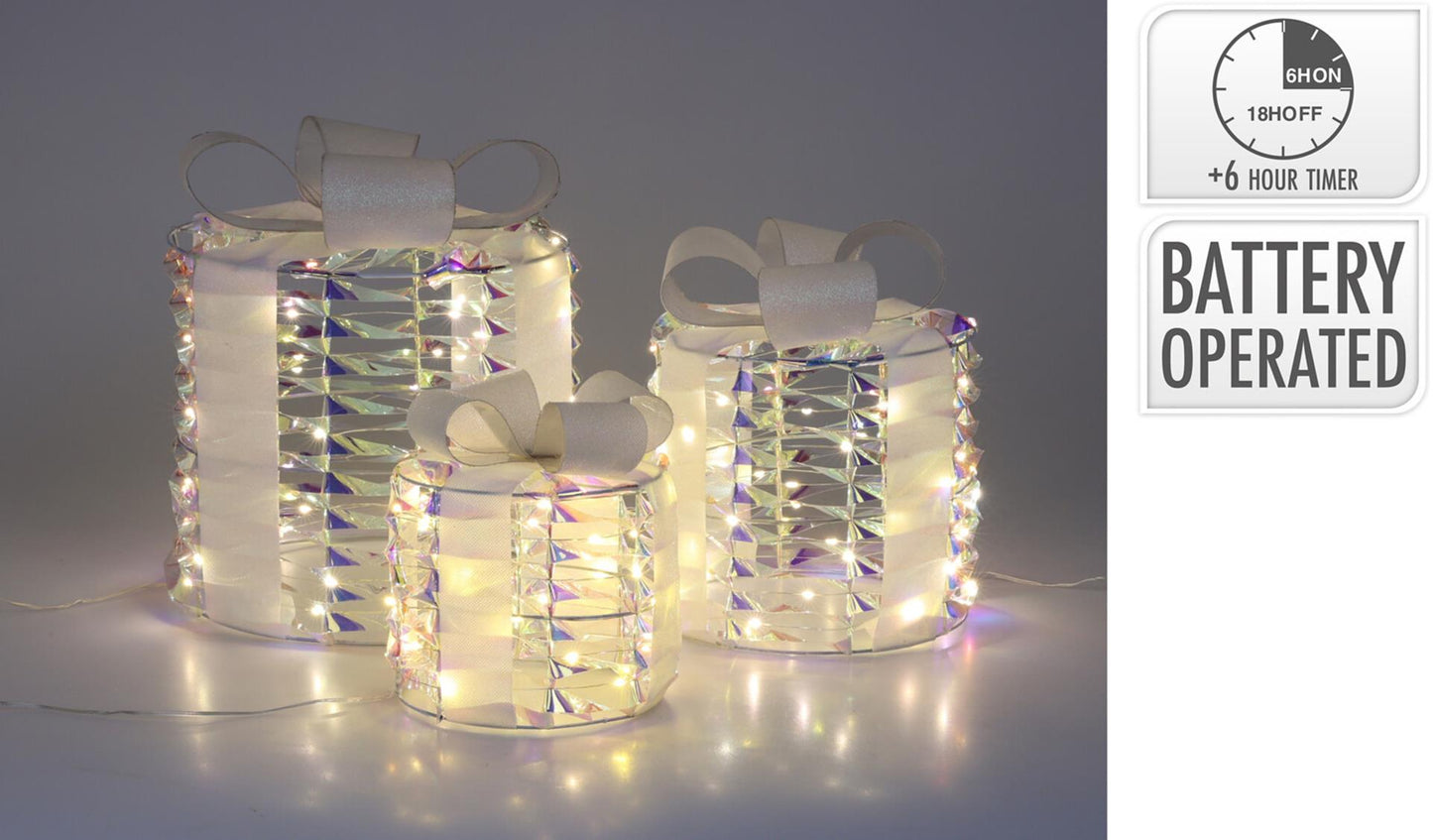 Immagine regalo per lo styling della casa, set da 30 cm di 3 LED arcobaleno