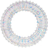 Home styling krans 30cm 30led shiny rainbow met timer