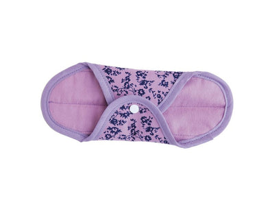 Anae lavabile per il tovagliolo sanitario giorno 2 pezzi. Fiori viola