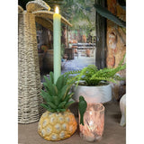 Cosydecor candlestick pineapple polystone 12x12x18cm - afbeelding 2