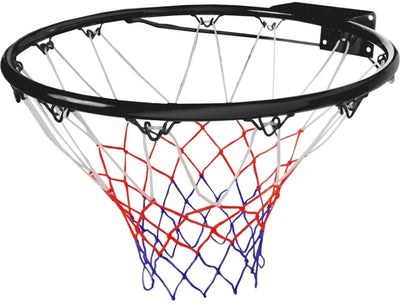 Angel sports Basketbalring met net 46 cm zwart