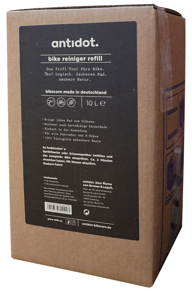 Ricarica detergente per bici Antidot 10l