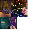 Lumineo verlichting met 200 leds bedienbaar via bluetooth app-dancing lights 1990cm multikleur alle kleuren van de regenboog incusief wit en warm wit