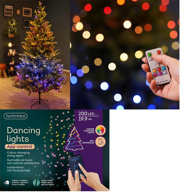 Lumineo luces navideñas control app 200 LED