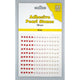 Nellie's choice • adhesive pearls 150stuks sheet 3mm 3 tones red