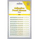 Nellie's choice • adhesive pearls 150stuks sheet 3mm 3 tones green