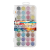 Creative Craft Group Metallic Aquarel Paint Palette, 36 colori