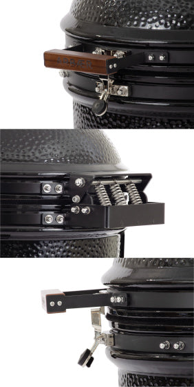 Arbaer Kamado Large Solo Ø 21 inch zonder Frame Keramisch Zwart