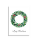 Art by andu wenskaart christmas wreath