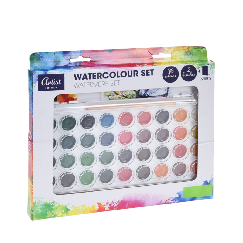 Set di acquerelli per artisti 36 colori