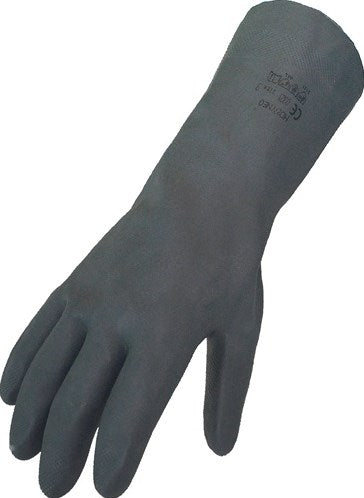 Guanto chimico Asatex | taglia 10 nero | e 388 e 374 | psa categoria iii | 10 paia - 3470 10 3470 10