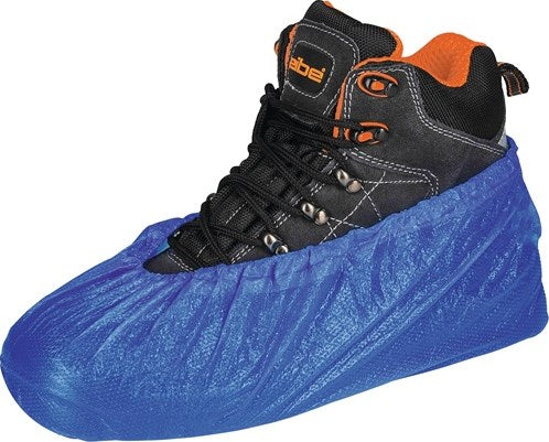 Copriscarpe Asatex | lunghezza ca. 40cm| altezza ca. 43cm| blu | psa categoria i | 100 pezzi - cpe-sfb cpe-sfb