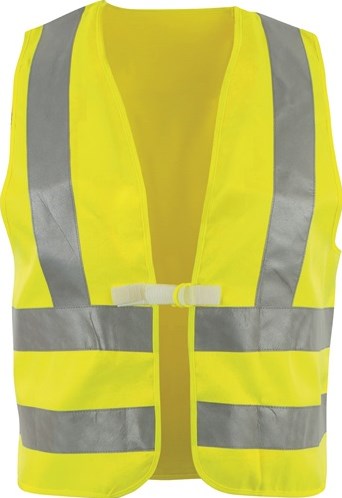 Gilet di sicurezza Asatex | misura universale | giallo c. strisce riflettenti sulle spalle | e 20471cl. 2| 1 pezzo - wtgp3 - wtgp3
