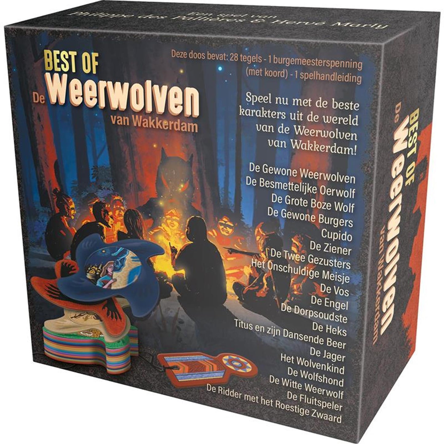 Asmodee The Werewolves de Wakkerdam Best of Card Game