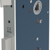 Cerradura de puerta Assa abloy 2420 | dm65mm | pc72mm | agujero de manivela 8 mm | placa frontal acero inoxidable 24x235mm rectangular | dr 1+3 2+4 - 7262018