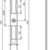 Assa abloy n6001 sluitplaat | rvs 24x235x3mm lip 40mm afgerond| dr 1+2+3+4 - 10049721