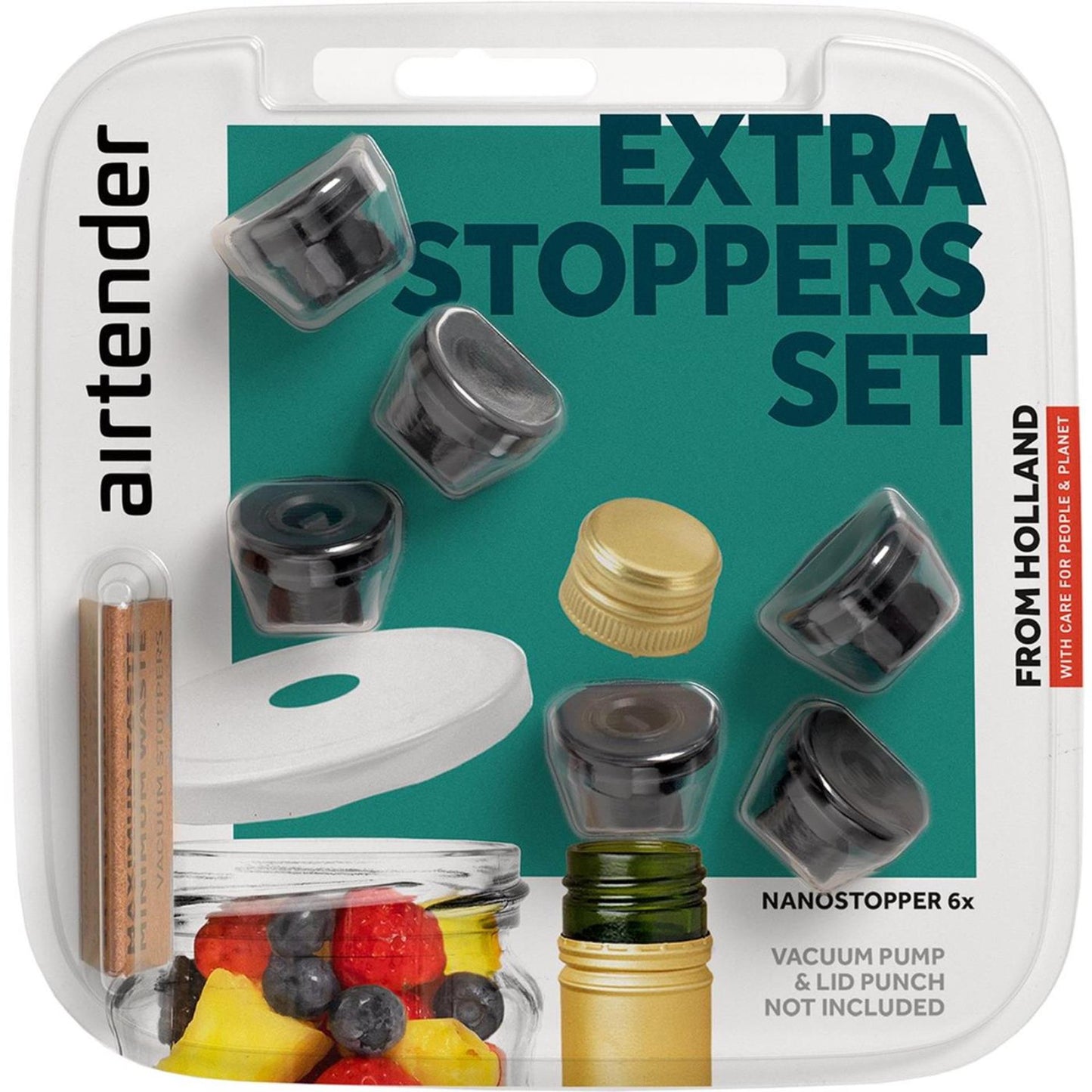 Airtender NanoStopper Stoppers Extra Set de 6