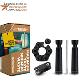 Airtender air vacuum - vacuã¼mpomp, luchtpomp, beluchter, 6 stoppers met bewaarclip in cadeaudoos - afbeelding 1