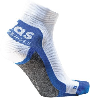 Atlas sneaker workwear sock | wit blauw | maat 42 - 4043692447773
