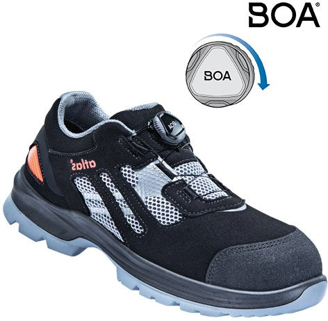 Zapato de trabajo Atlas flash 3205 xp low boa s1p | gris negro | talla 42 - 00.012.167.42