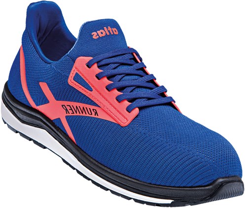 Atlas werkschoen runner 45 s1p | neon blauw | maat 43 - 4043692434384