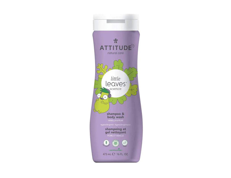Attitude little leaves™ - shampoo duschgel - vanilla pear - 473ml