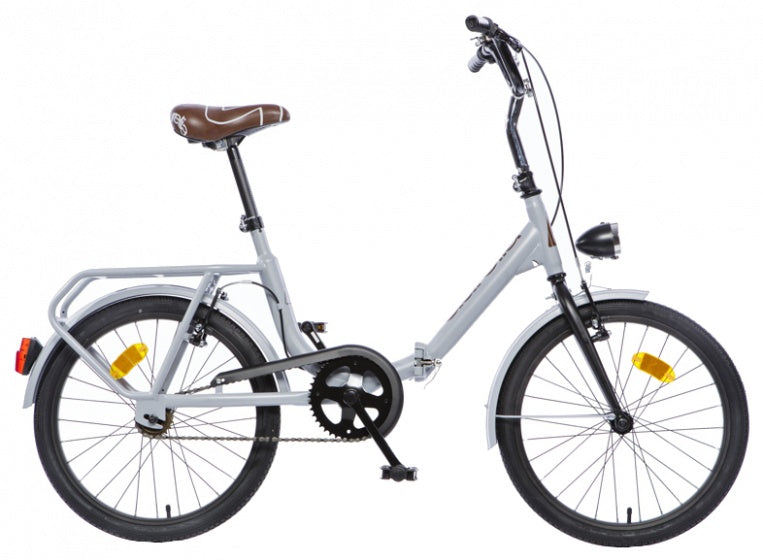 Aurelia plegable bicicleta 20 pulgadas 27 cm unisex en V-frenos gris