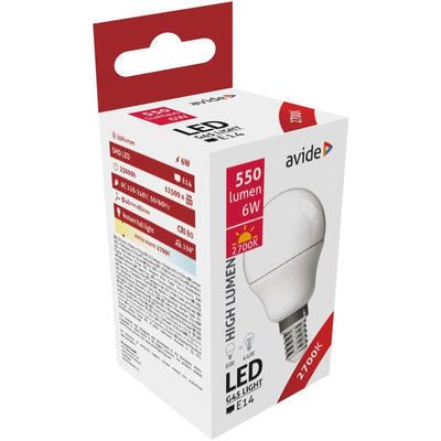 Avide led lamp e14 6w 2700k ew 450lm