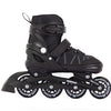 Aventuri verstelbare inline skates semi-softboot zwart maat 34-37 (m)