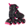 Aventuri verstelbare inline skates semi-softboot zwart roze maat 30-33 (s)