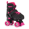 Pattini a rulli regolabili Aventuri Semi-softboat Black Pink Size 31-34