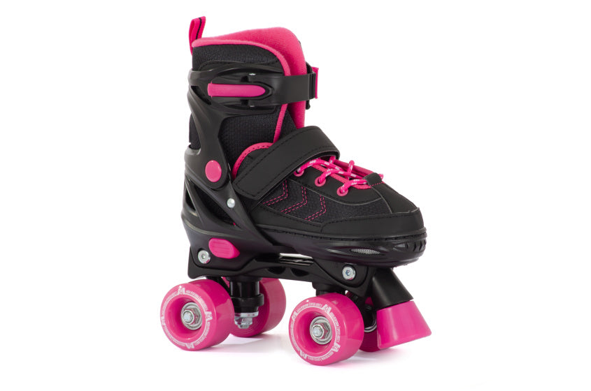 Pattini a rulli regolabili Aventuri Semi-softboat Black Pink Size 35-38 (M)