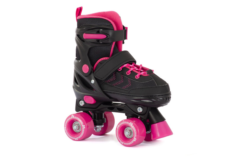 Pattini a rulli regolabili Aventuri Semi-softboat Black Pink Size 35-38 (M)