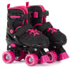 Pattini a rulli regolabili Aventuri Semi-softboat Black Pink Size 27-30 (XS)