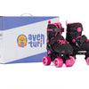 Pattini a rulli regolabili Aventuri Semi-softboat Black Pink Size 35-38 (M)
