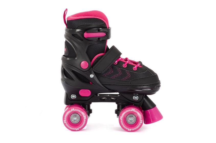 Pattini a rulli regolabili Aventuri Semi-softboat Black Pink Size 35-38 (M)