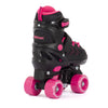 Pattini a rulli regolabili Aventuri Semi-softboat Black Pink Size 31-34