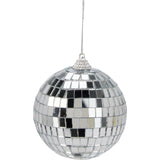 Home styling mirror ball 8cm silver - afbeelding 1