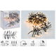 Luci di Natale cluster 1512 LED bianco caldo