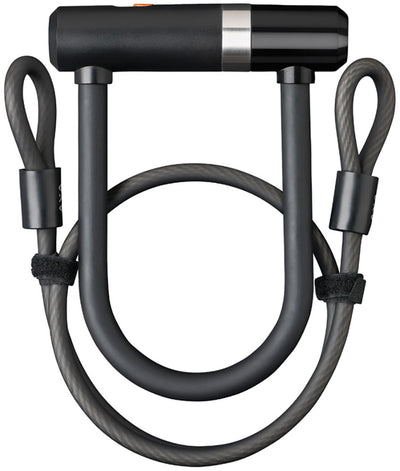 Axa newton mini candado en u + cable 100 8