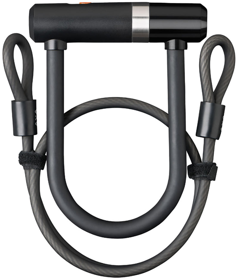 Axa newton mini candado en u + cable 100 8